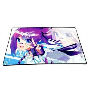 New Vshojo Vtuber Projekt Melody Hentai Al Embroidered Edged Playmat/Mousepad